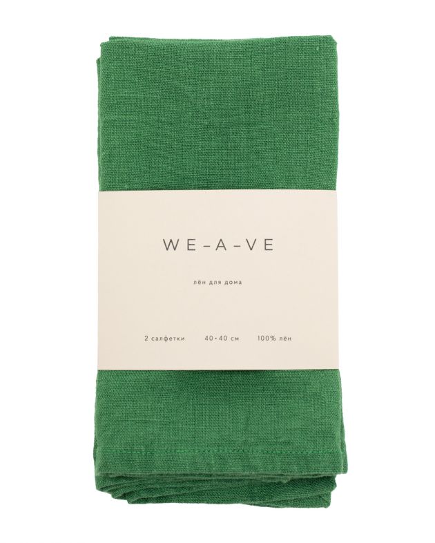 Комплект салфеток, цвет зеленый - изображение 1
