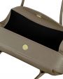YUZEFI Сумка с ручками Oyster Shoulder Bag, цвет тауп - миниатюра 4