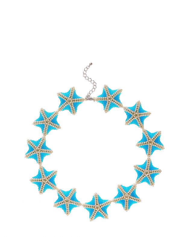 Колье «Морские звезды», цвет голубой - изображение 1
