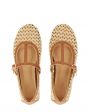 Ancient Greek Sandals Балетки Aerati в сетку, цвет бежевый - миниатюра 3