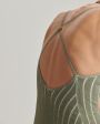 Вязаное платье-макси Centure с открытой спиной, цвет светло-зеленый - миниатюра 5
