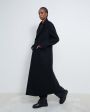Длинное пальто Vido, цвет черный - миниатюра 4