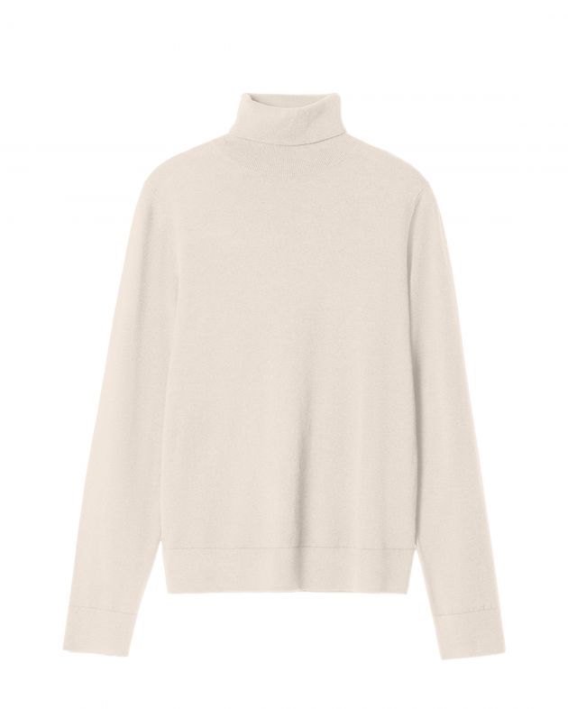 COIS ВОДОЛАЗКА COSY BASE ИЗ МЕРИНОСА С ДОБАВЛЕНИЕМ ШЕЛКА, цвет белый - изображение 1