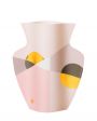 Бумажная ваза Siena, цвет розовый - миниатюра 1