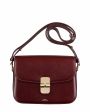 A.P.C. Сумка Grace Small, цвет бордовый - миниатюра 1 A.P.C. Сумка Grace Small, цвет бордовый - миниатюра 1