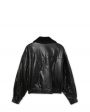Low Classic Кожаная куртка со съемным меховым воротником, цвет черный - миниатюра 2