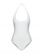 Lisa Marie Fernandez Слитный купальник Amber с открытой спиной, цвет белый - миниатюра 1