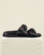 Кожаные сандалии Tye Slide, цвет черный - миниатюра 3