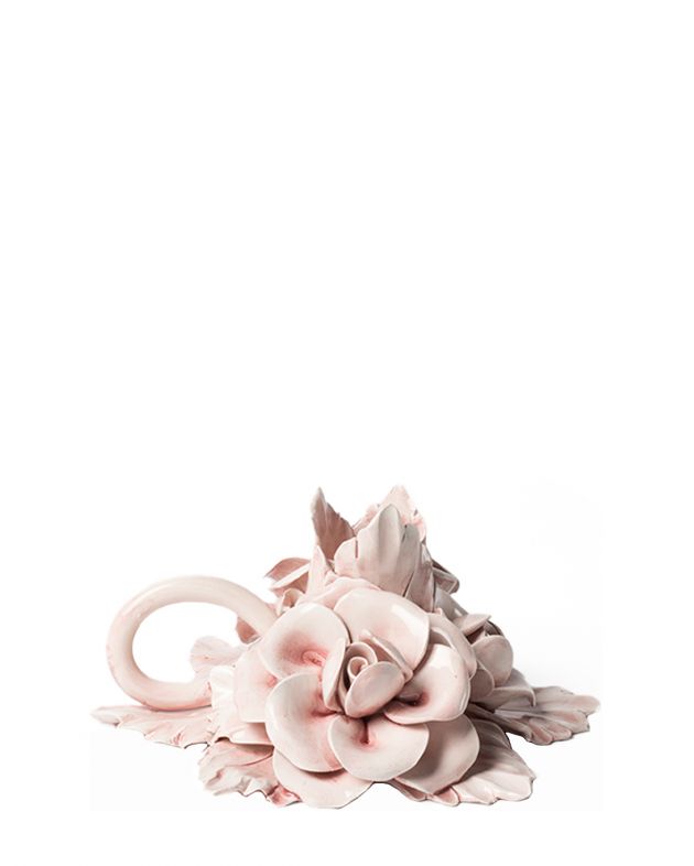 Подсвченик в форме розы, цвет розовый - изображение 1