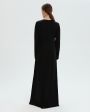 Платье макси Diana с длинным рукавом, цвет черный - миниатюра 4