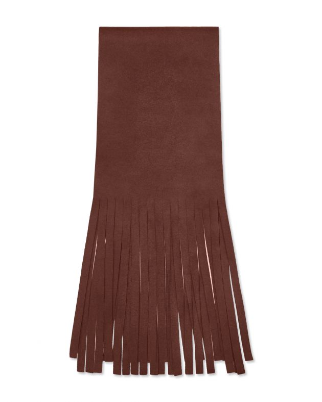 Широкий шарф Ares, цвет коричневый - изображение 1