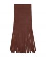 Широкий шарф Ares, цвет коричневый - миниатюра 1