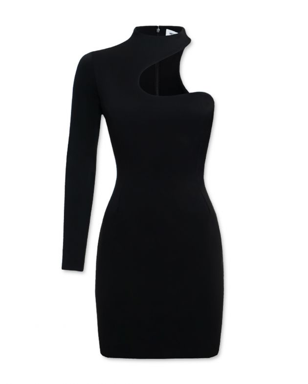 Платье мини Sydney на одно плечо, цвет черный - изображение 1