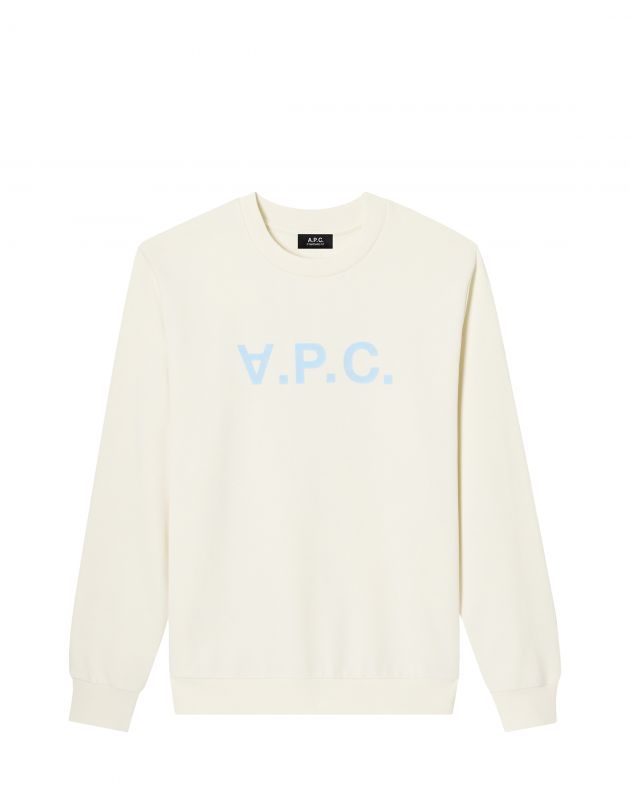 A.P.C. Свитшот, цвет белый - изображение 1