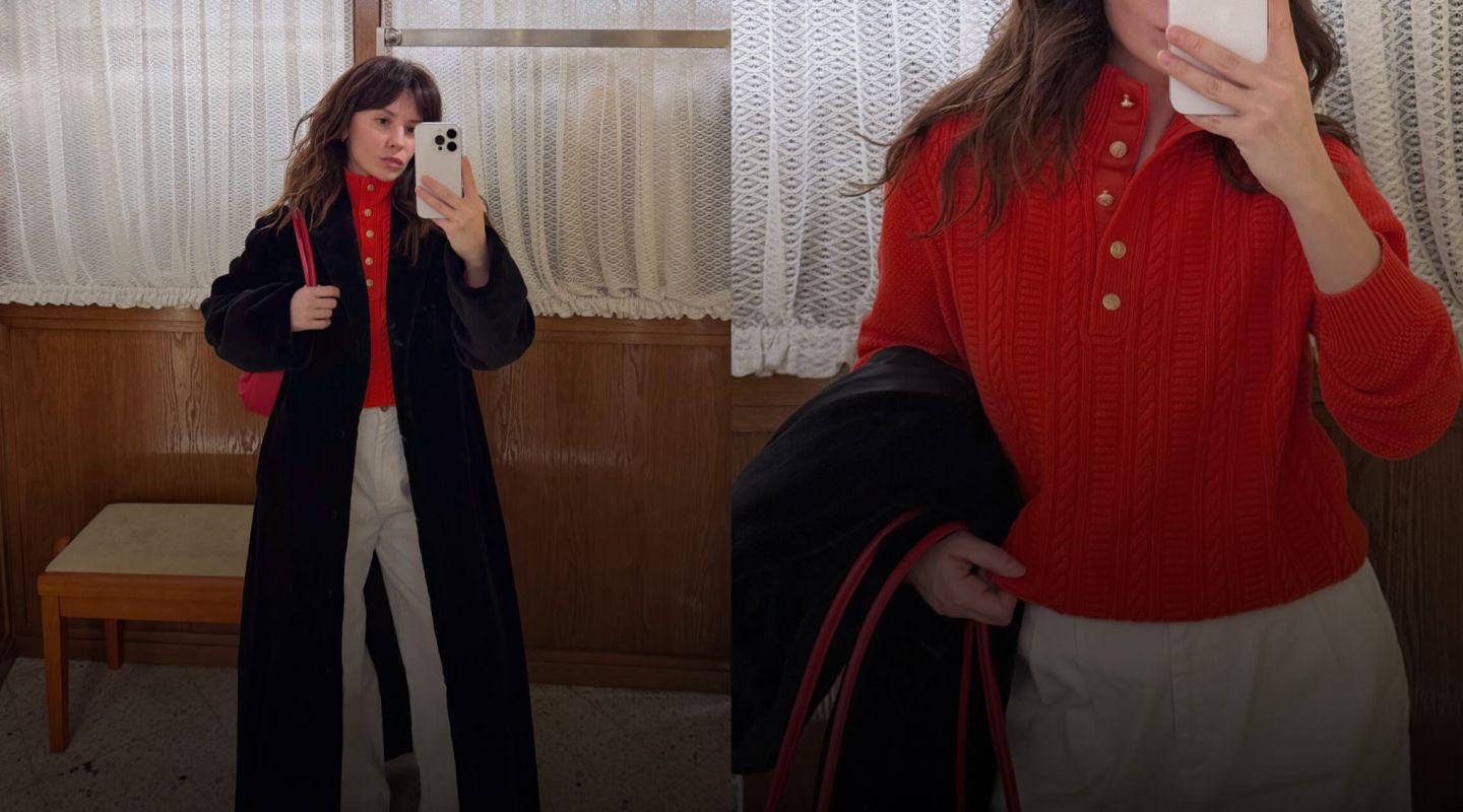 Мария Теблоева носит белые джинсы даже зимой. Вписать их в образы проще, чем кажется