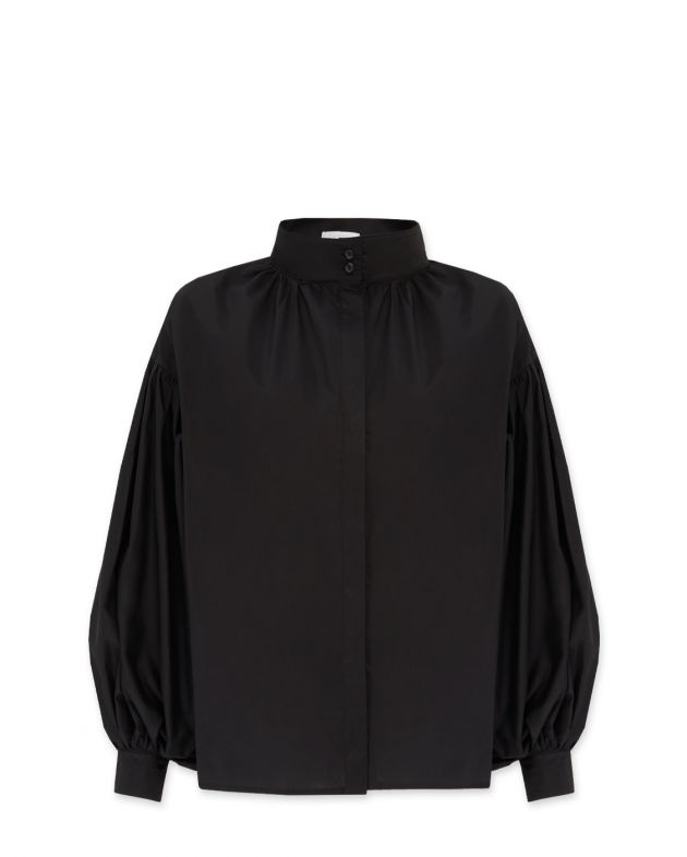Блуза-рубашка Gabriel, цвет черный - изображение 1