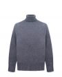 Le Kasha Кашемировый свитер Suede с высоким воротом, цвет серый - миниатюра 1
