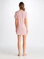 Derek Rose Пижамное платье-футболка Lara, цвет розовый - миниатюра 6