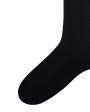 Носки в рубчик, цвет черный - миниатюра 2