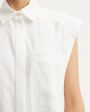 Рубашка Maldo без рукавов, цвет белый - миниатюра 4
