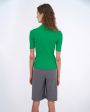 Erika Cavallini Рубашка-поло в рубчик, цвет зеленый - миниатюра 5