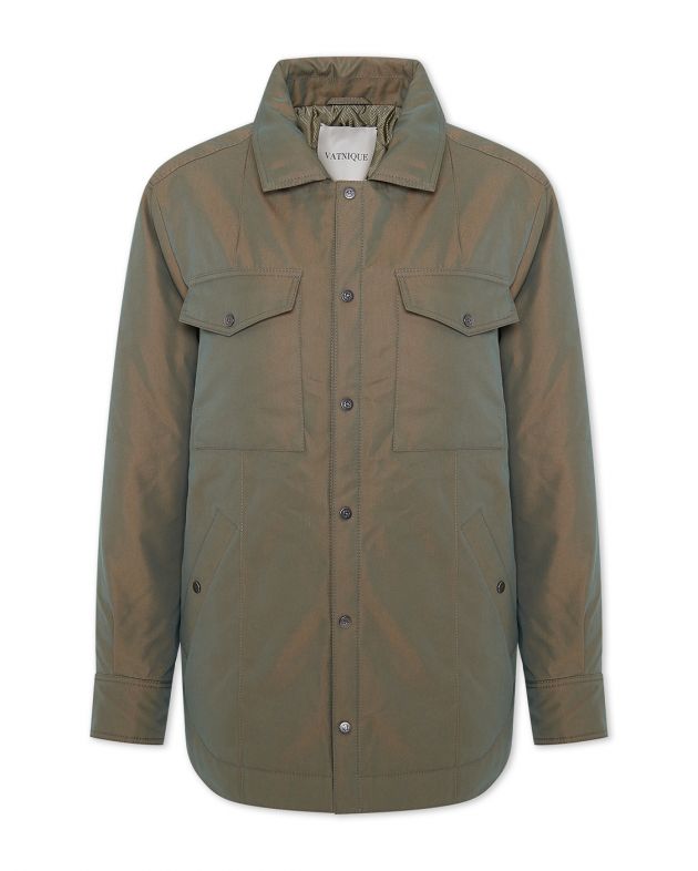 Стеганая куртка, цвет зеленый - изображение 1