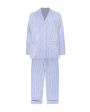 Хлопковая пижама Aysha с брюками, цвет голубой - миниатюра 1