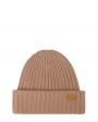 Шерстяная шапка, цвет бежевый - миниатюра 1