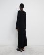 Платье макси Eliav из шерсти и кашемира, цвет черный - миниатюра 5