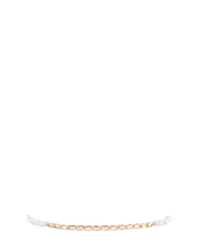 Joanna Laura Constantine Колье-чокер с жемчугом и камнями, цвет золотой - изображение 1