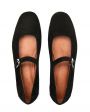 Замшевые туфли Mary Jane, цвет черный - миниатюра 2