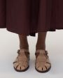 HEREU Кожаные сандалии Pesca, цвет бежевый - миниатюра 4