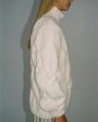 Шерстяной свитер «Лук» с высоким горлом, цвет белый - миниатюра 4