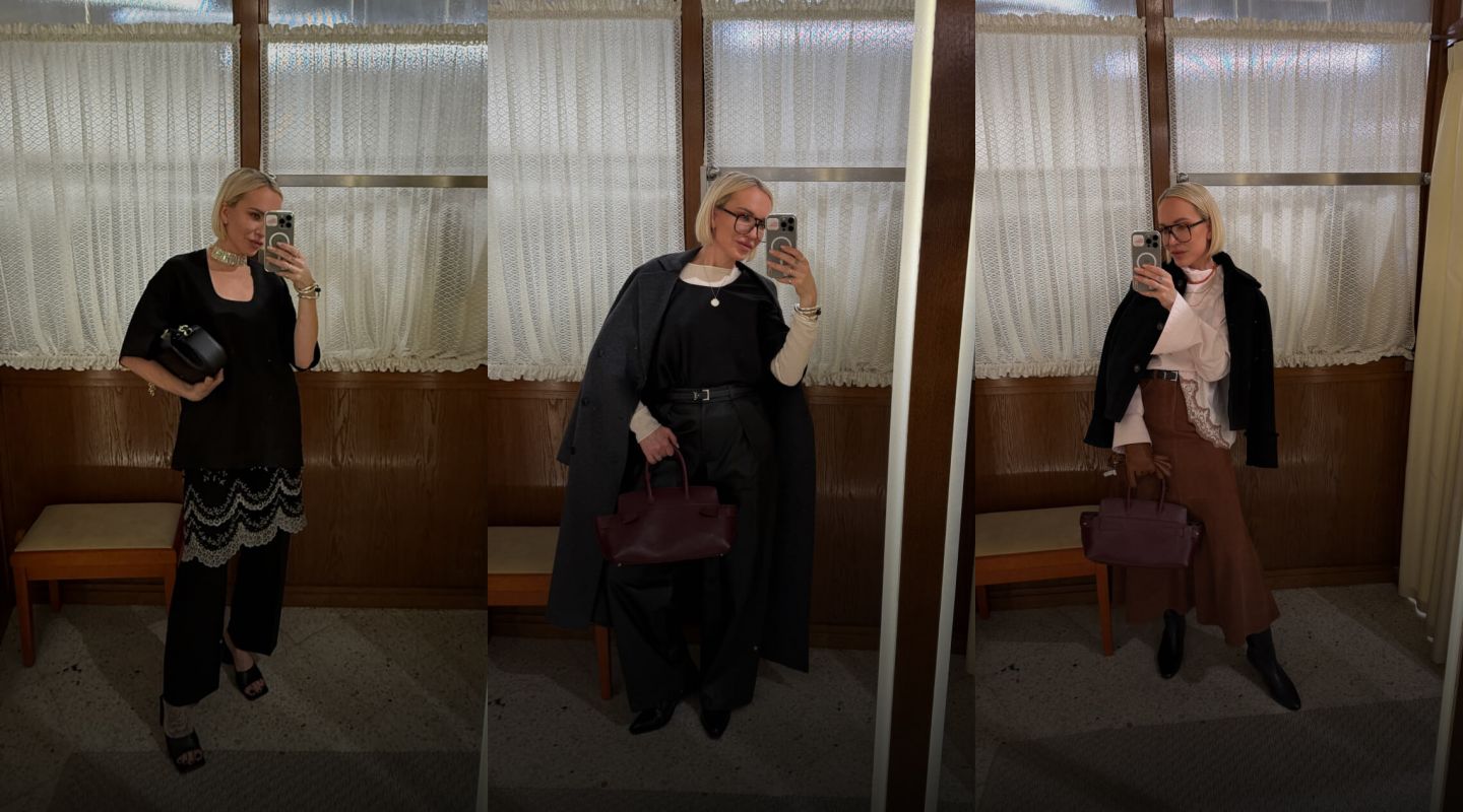 Стася Кульбацкая превращает базовые образы в вечерние