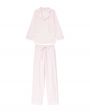Пижама (рубашка/брюки), цвет Розовая в полоску - миниатюра 1