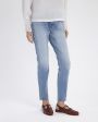 Узкие джинсы Beatnik с экстразавышенной талией, цвет голубой - миниатюра 5