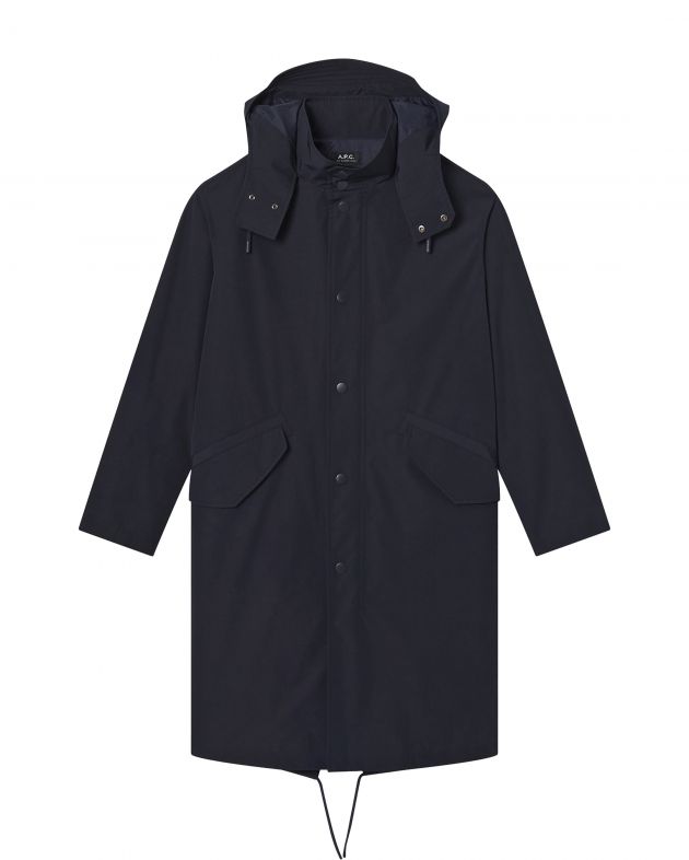 A.P.C. Парка, цвет темно-синий - изображение 1