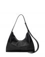 Кожаная сумка Cover, цвет черный - миниатюра 1