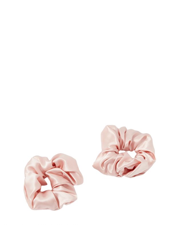 Широкие шелковые резинки (2 шт.), цвет розовый - изображение 1