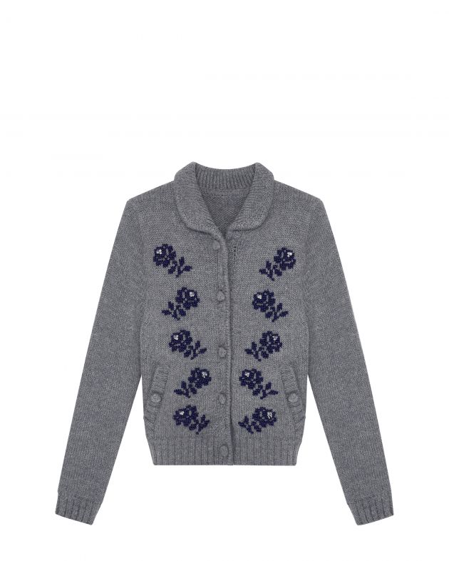 SHUSHU/TONG Кардиган, цвет серый - изображение 1