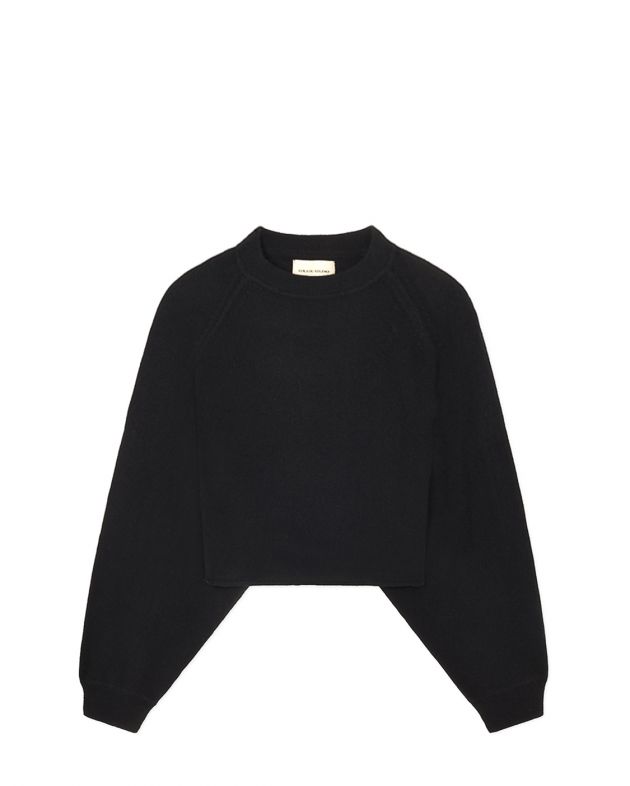 Укороченный свитер Bocas из кашемира, цвет черный - изображение 1