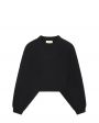 Укороченный свитер Bocas из кашемира, цвет черный - миниатюра 1