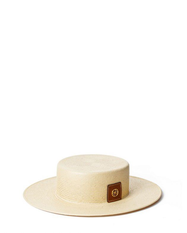 Шляпа-канотье Freesia, цвет бежевый - изображение 1