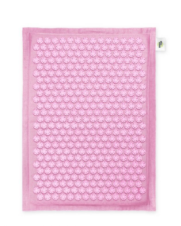 Массажный акупунктурный коврик, цвет розовый - изображение 1
