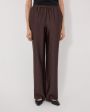LOULOU DE SAISON Брюки, цвет темно-коричневый - миниатюра 3