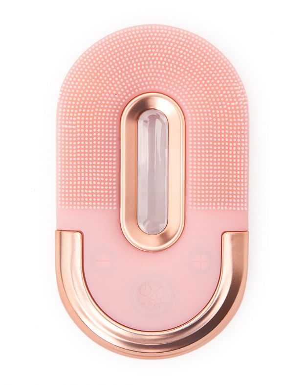 NUSELF LED-массажер с функцией очищения, цвет розовый - изображение 1