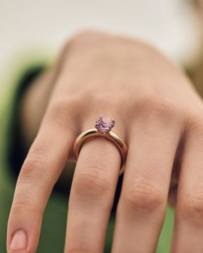 Baby Cartoon Ring с аметистом