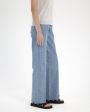 Широкие укороченные джинсы Grace, цвет голубой - миниатюра 4