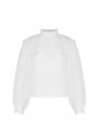 Блуза Noelle с кружевным воротником, цвет белый - миниатюра 1