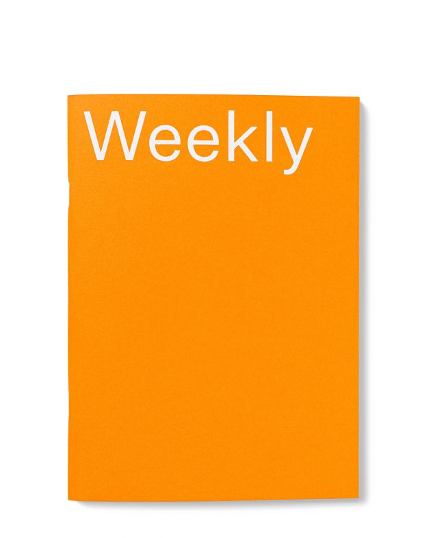 Блокнот-планер на неделю, цвет оранжевый - изображение 1